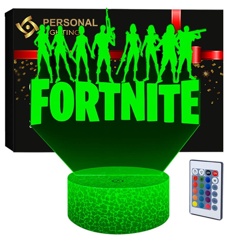 Lampka nocna 3D LED USB Fortnite – idealny prezent dla fana gier.