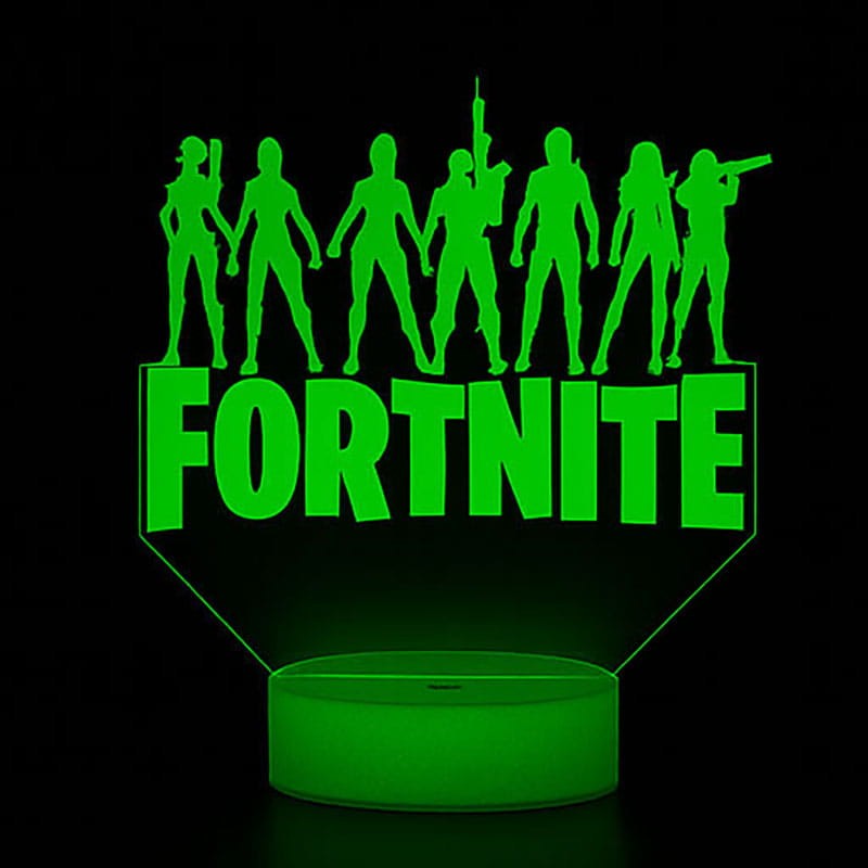Personal 3D Lamp Fortnite – gamingowa lampka LED z efektem 3D.