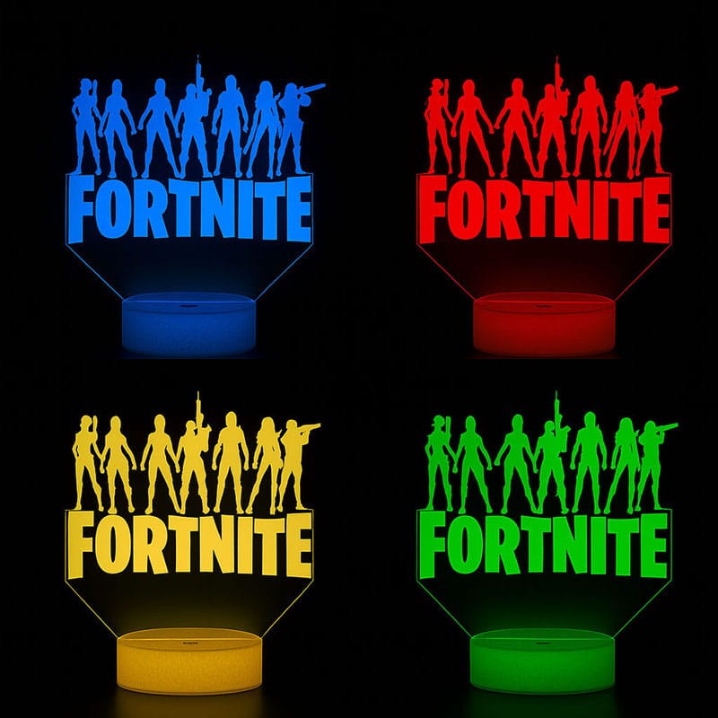 Fortnite Lampka 3D USB – idealny prezent