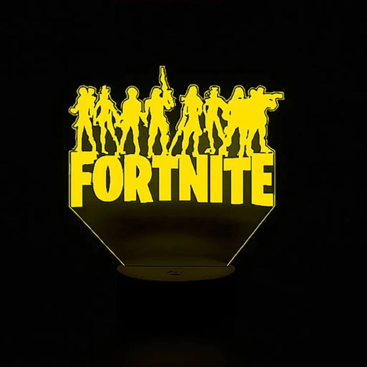 Lampka 3D LED USB Fortnite  – prezent dla dziecka i miłośnika gier.