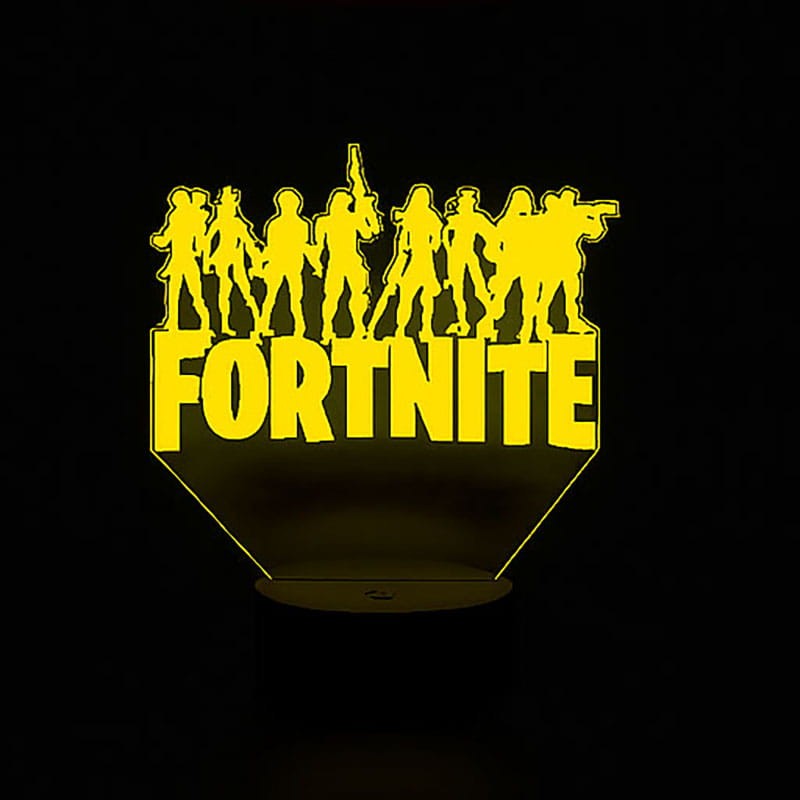 Lampka 3D LED USB Fortnite  – prezent dla dziecka i miłośnika gier.