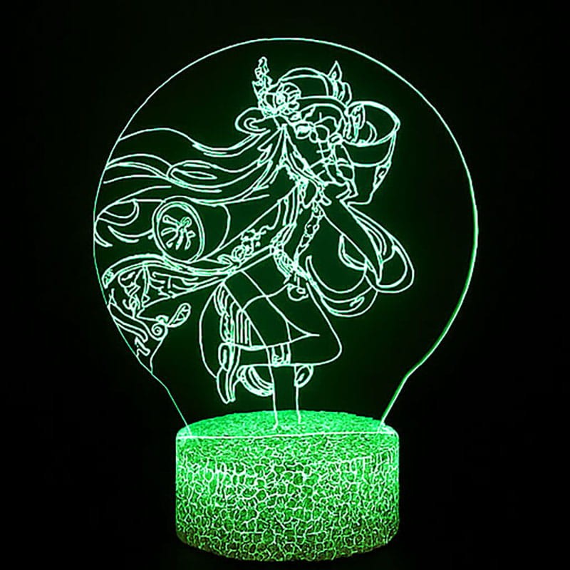 Prezent dla fana anime – lampka 3D Genshin