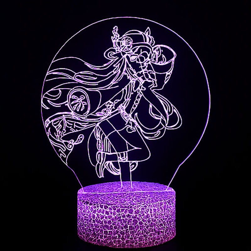 Prezent dla fana anime – lampka 3D Genshin