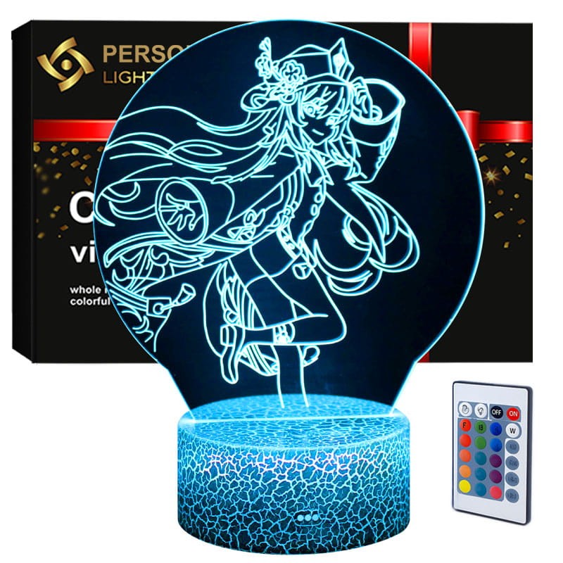 Prezent dla fana anime – lampka 3D Genshin