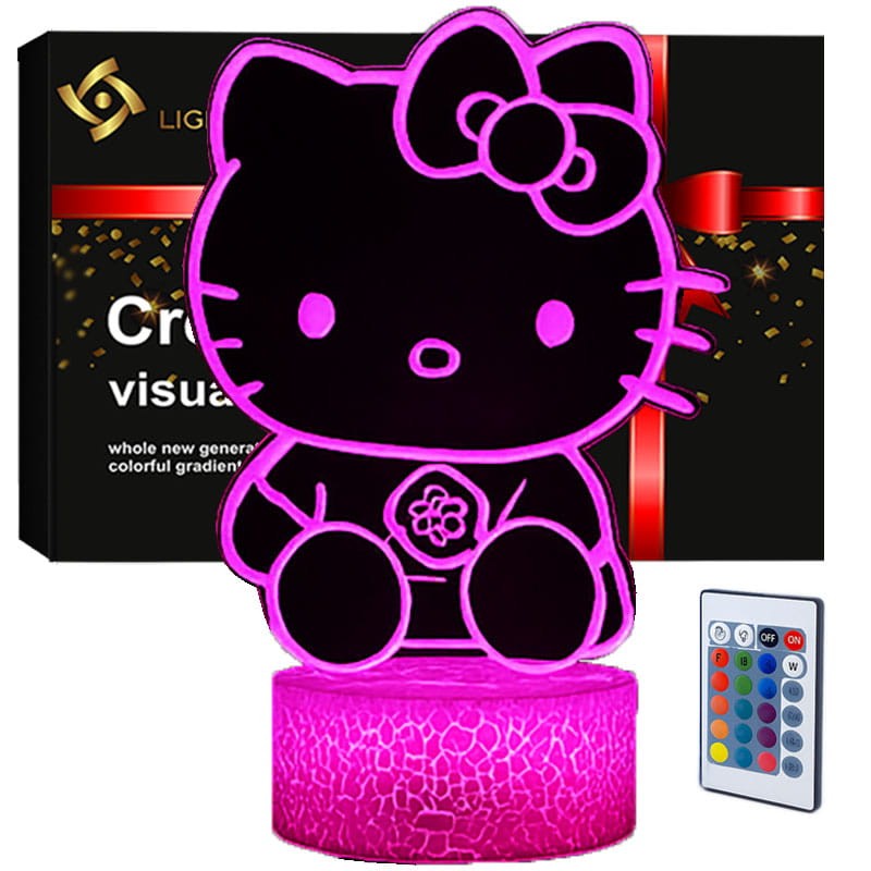 Prezent dla dziecka – Hello Kitty Lampka LED