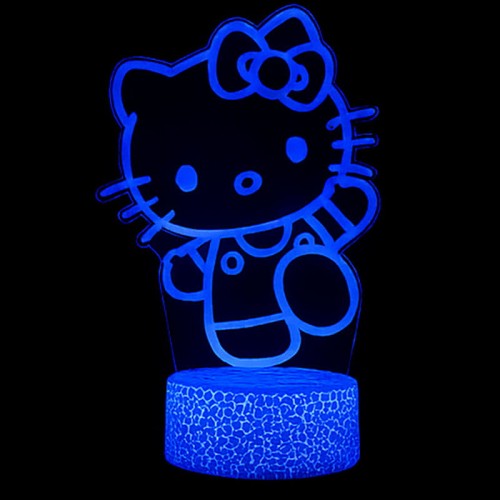 Hello Kitty Lampka 3D LED – aż 16 kolorów