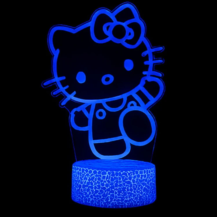 Hello Kitty Lampka 3D LED – aż 16 kolorów