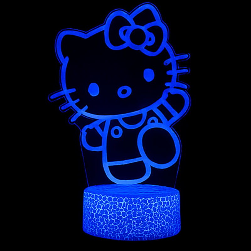 Hello Kitty Lampka 3D LED – aż 16 kolorów