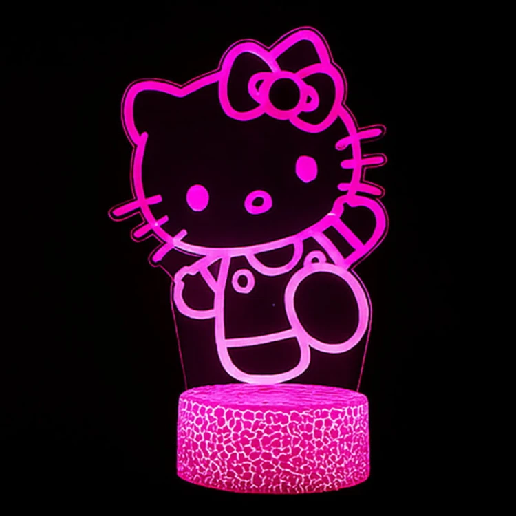Hello Kitty Lampka 3D LED – aż 16 kolorów