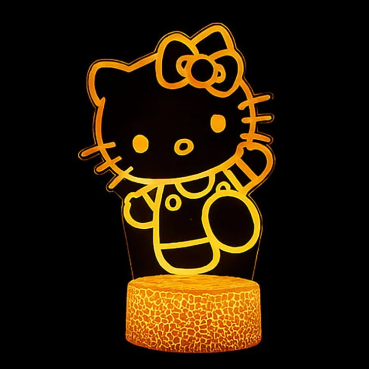 Hello Kitty Lampka 3D LED – aż 16 kolorów
