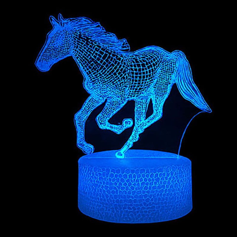 Prezent dla dziecka – Lampka Konik 3D