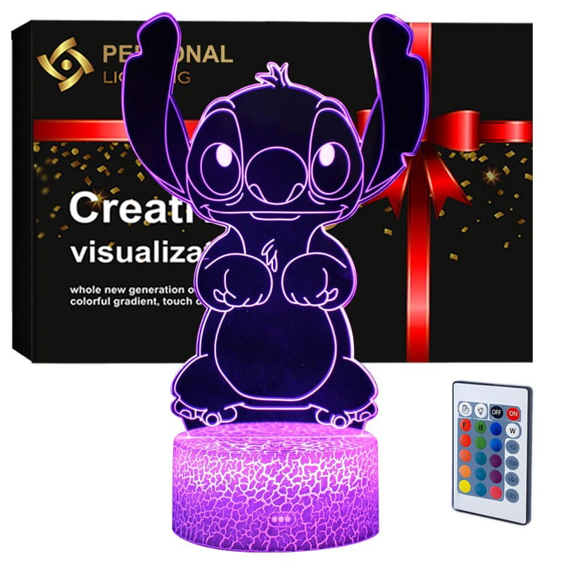 Bajkowy prezent  Lampka 3D Stitch