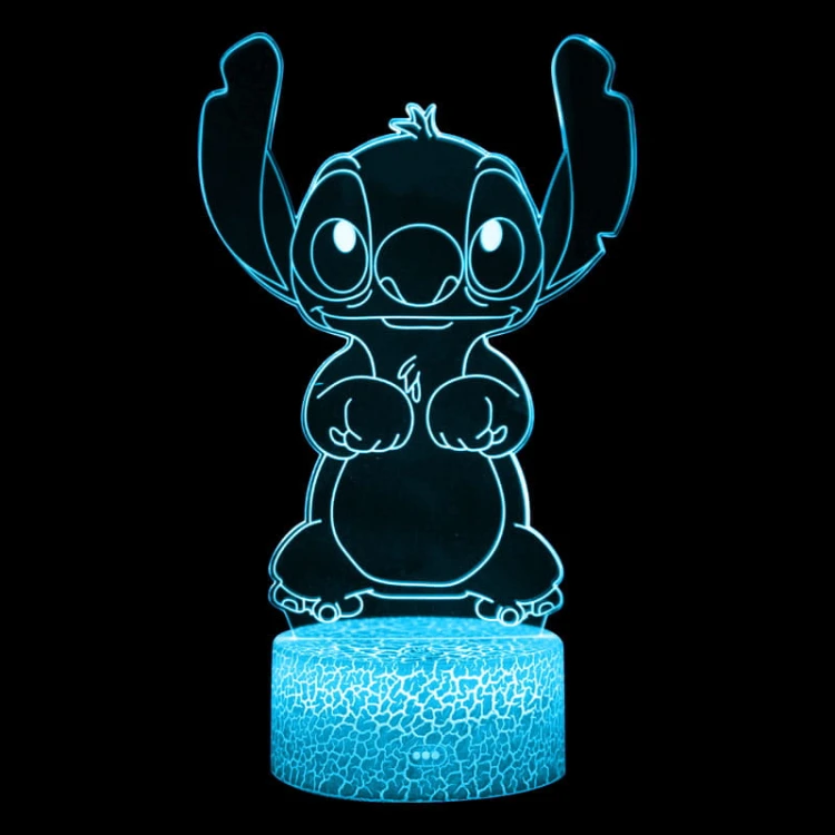 Bajkowy prezent  Lampka 3D Stitch