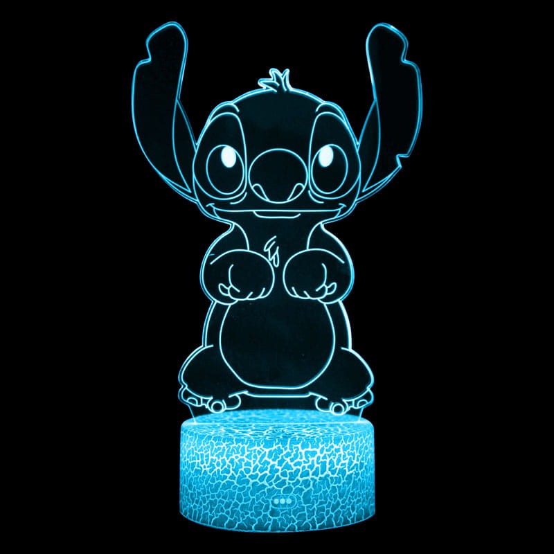 Bajkowy prezent  Lampka 3D Stitch
