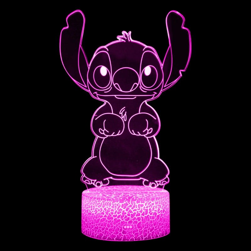 Bajkowy prezent  Lampka 3D Stitch