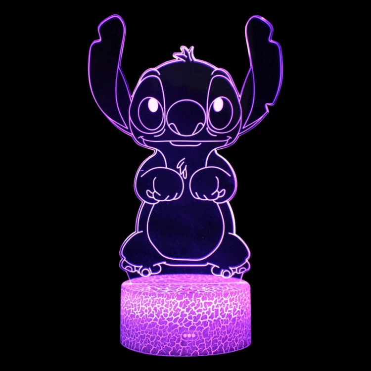 Bajkowy prezent  Lampka 3D Stitch