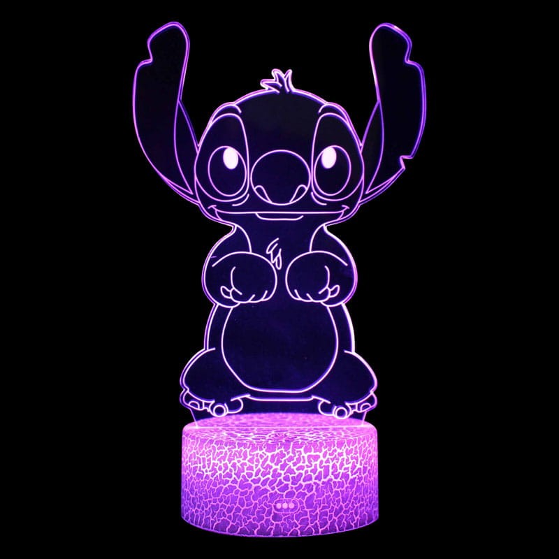Bajkowy prezent  Lampka 3D Stitch