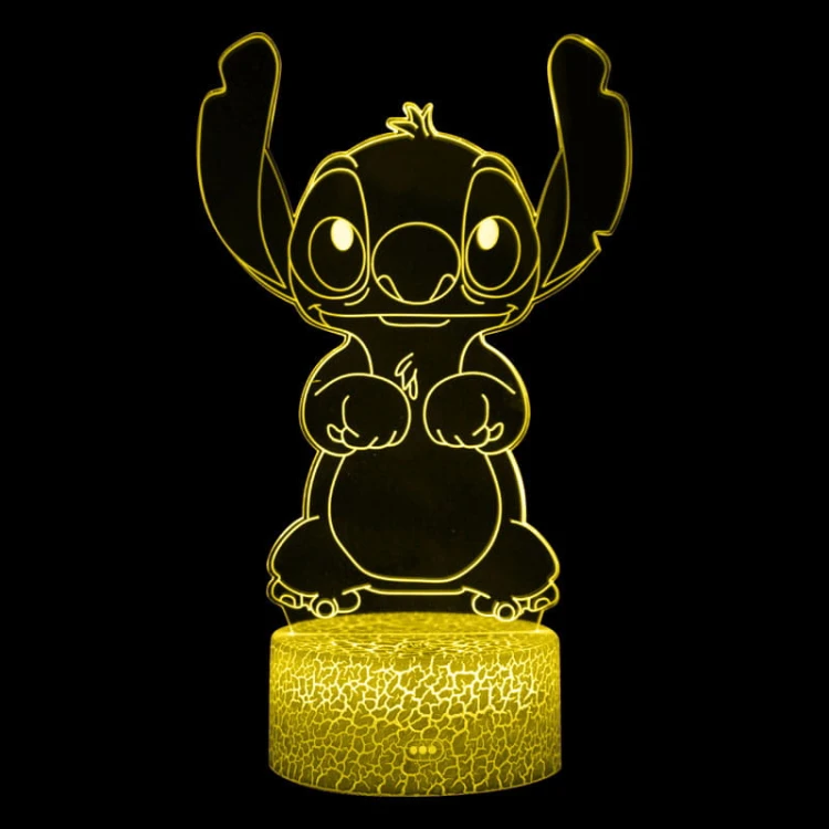 Bajkowy prezent  Lampka 3D Stitch