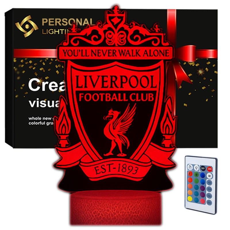 Lampka 3D LED USB Liverpool – idealna dla fana The Reds.