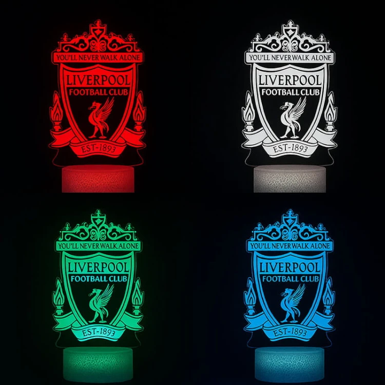 Prezent dla kibica – lampka nocna Liverpool FC