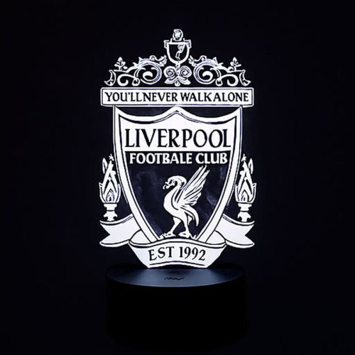 Lampka 3D Liverpool – idealna dekoracja pokoju fana
