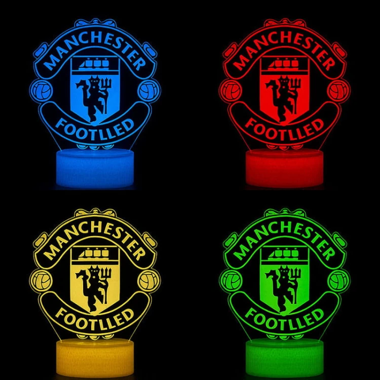 Man United 3D LED – nocna lampka dla kibiców klubu.