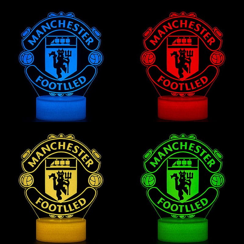 Man United 3D LED – nocna lampka dla kibiców klubu.