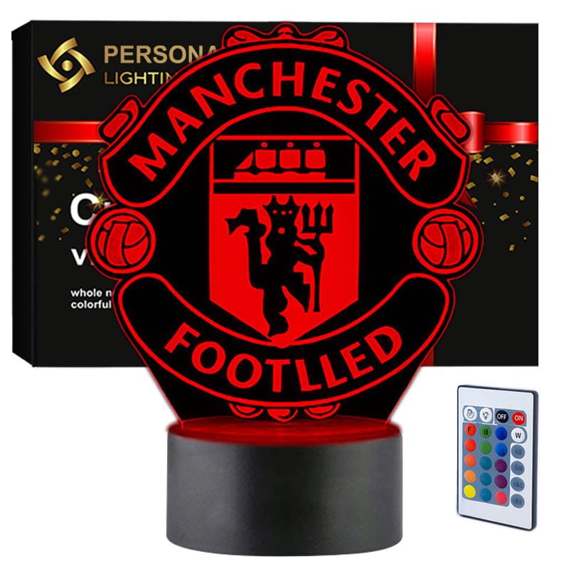 Spersonalizowana lampka nocna LED – Manchester United