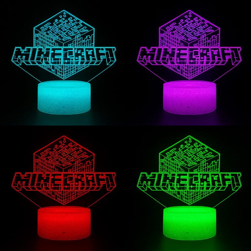 Prezent dla fana gry – Lampka Minecraft
