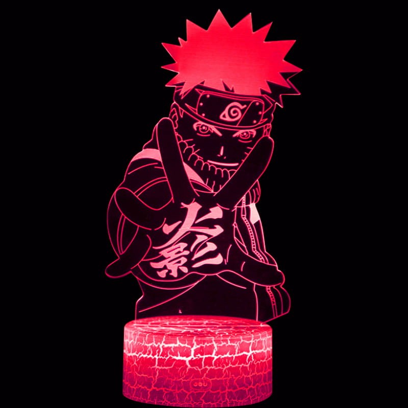 Efektowna lampka z postacią Naruto, idealna dla fana anime i mangi. 16 kolorów światła, pilot i zasilanie USB – świetny pomysł na prezent.