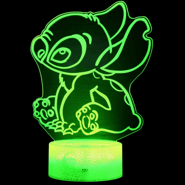 Bajkowa lampka nocna Stitch dla dzieci