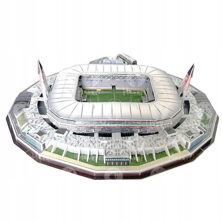 Puzzle 3D stadion Allianz Juventus – model 85 el., idealny dla fanów FC Juventus.