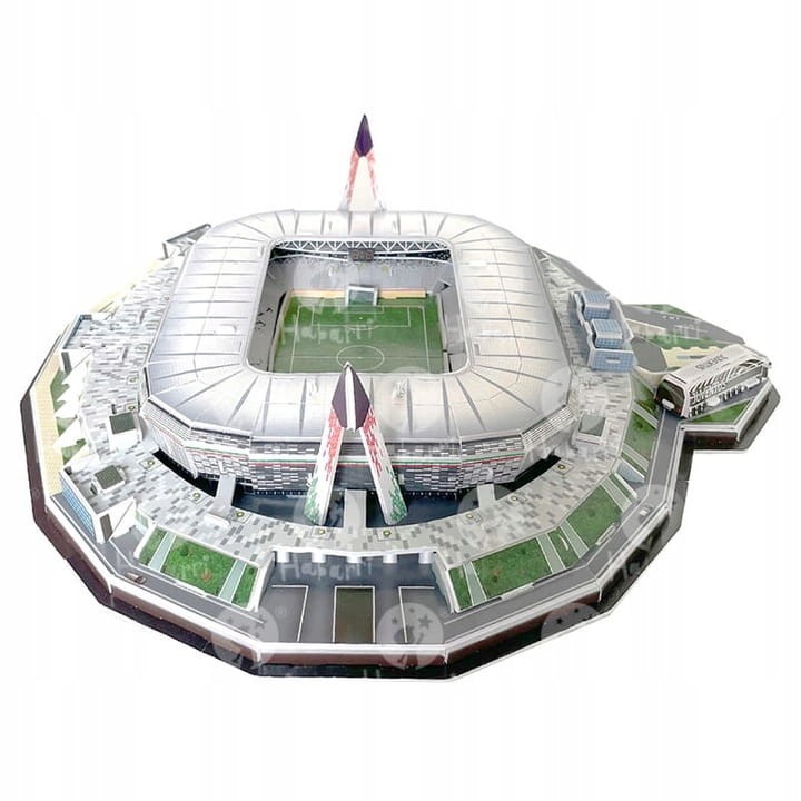 Stadion Allianz Juventus w formie puzzli 3D – efektowny mini model dla kibiców.