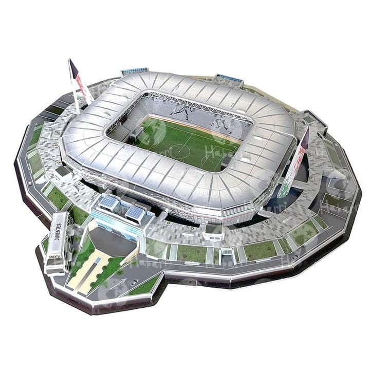 Puzzle 3D FC Juventus – miniaturowy stadion Allianz, świetny prezent dla fana.