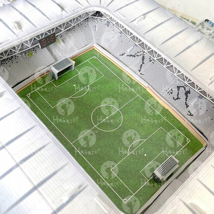 Trójwymiarowe puzzle stadionu Allianz Juventus – idealne dla miłośników futbolu.