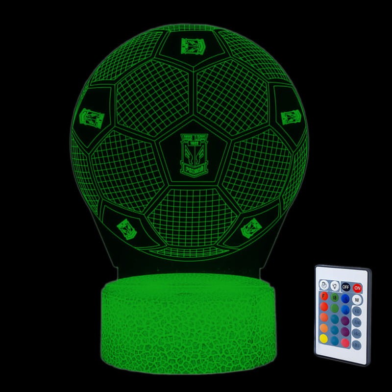 Lampka piłkarska 3D Lech Poznań – świetny prezent dla fana