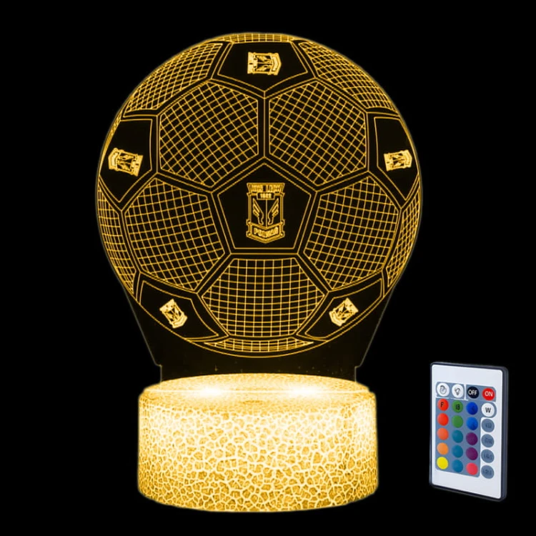 Lampka 3D USB Lech Poznań – mocne światło i sportowy design