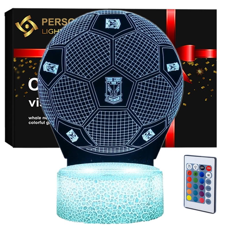 Lampka 3D LED USB Lech Poznań – idealna dekoracja dla kibica