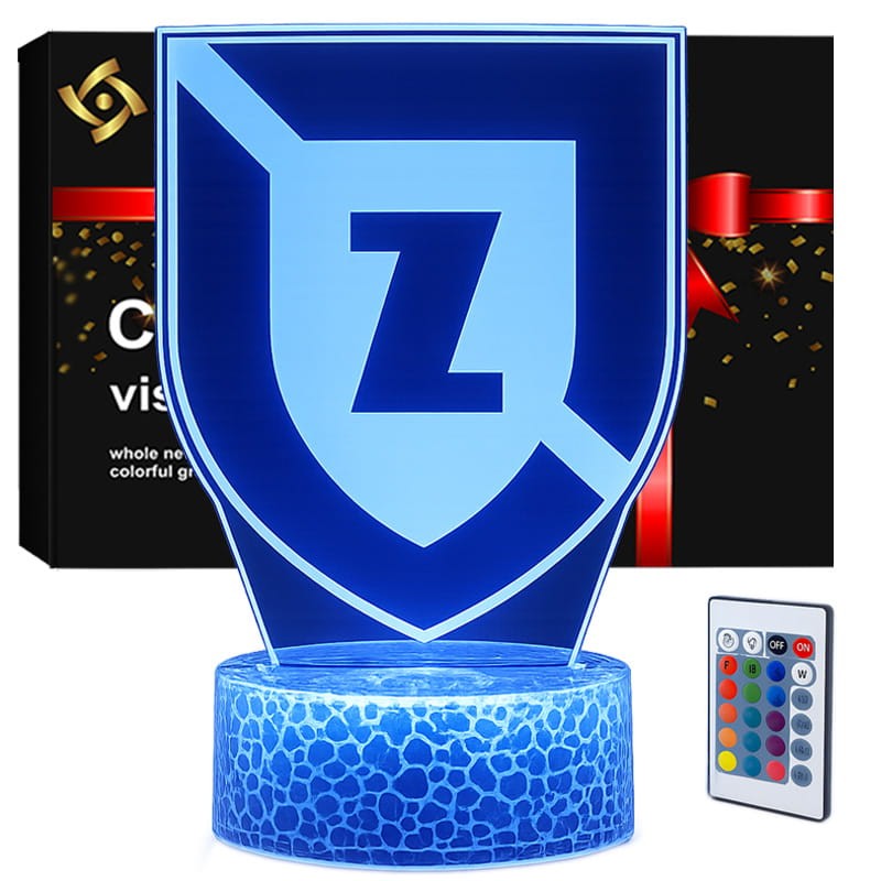 Lampka 3D nocna led usb Klub  Zawisza Bydgoszcz