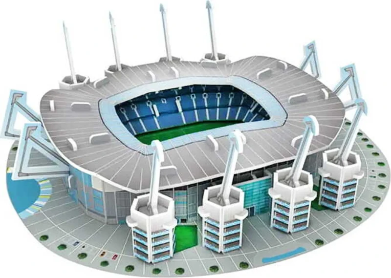 Stadion piłkarski - Manchester City – Etihad Stadium Puzzle 3D 118 elementów