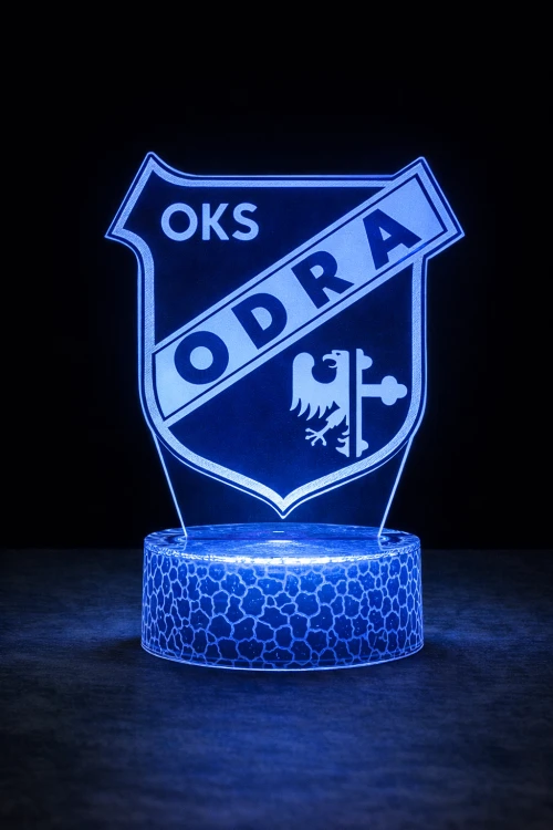 Lampka 3D nocna LED USB Liga Polska OKS ODRA OPOLE