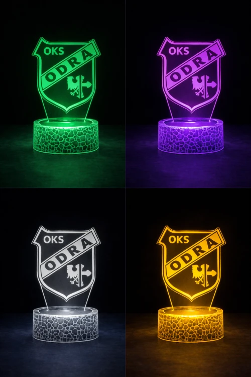 Lampka 3D nocna LED USB Liga Polska OKS ODRA OPOLE