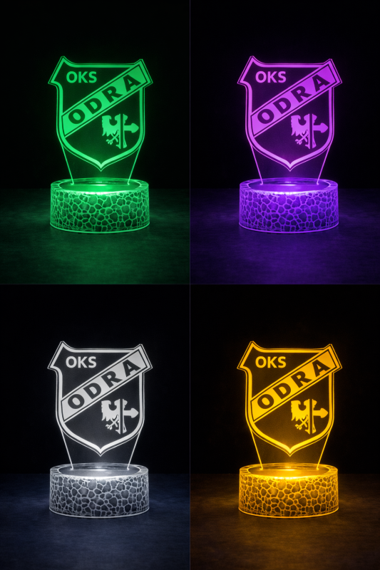 Lampka 3D nocna LED USB Liga Polska OKS ODRA OPOLE