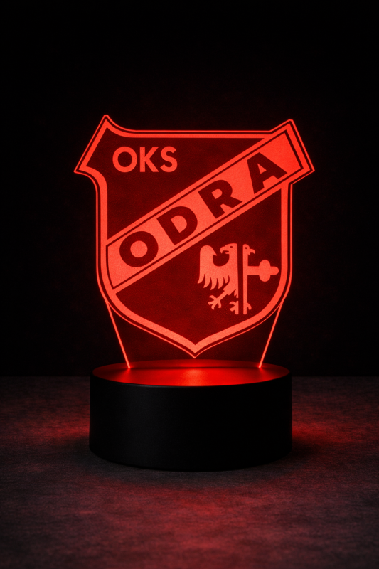 Lampka 3D nocna LED USB Liga Polska OKS ODRA OPOLE