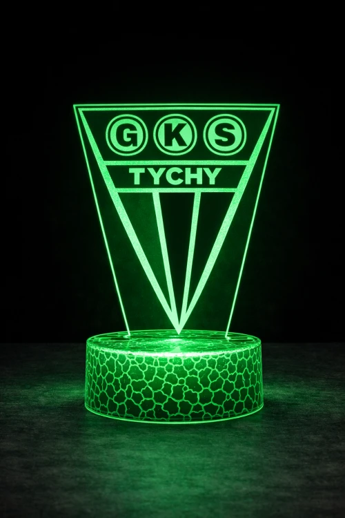 Lampka 3D nocna LED USB Liga Polska GKS Tychy