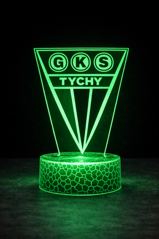 Lampka 3D nocna LED USB Liga Polska GKS Tychy