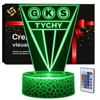 Lampka 3D nocna LED USB Liga Polska GKS Tychy