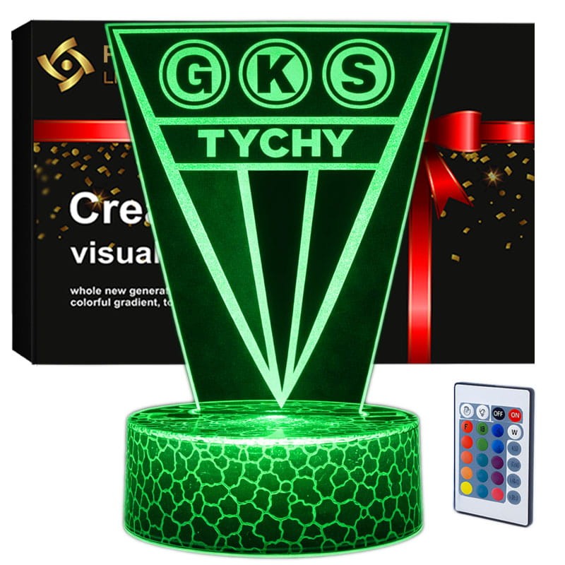 Lampka 3D nocna LED USB Liga Polska GKS Tychy
