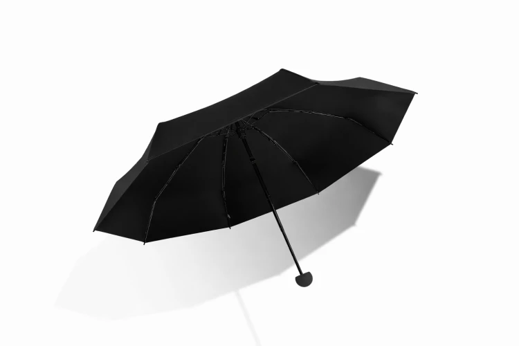 Parasol składany mały do torebki w kapsułce Persona Grata Parasolka Czarna Mini