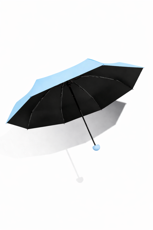 Parasol składany mały do torebki w kapsułce Persona Grata Parasolka Niebieska Mini